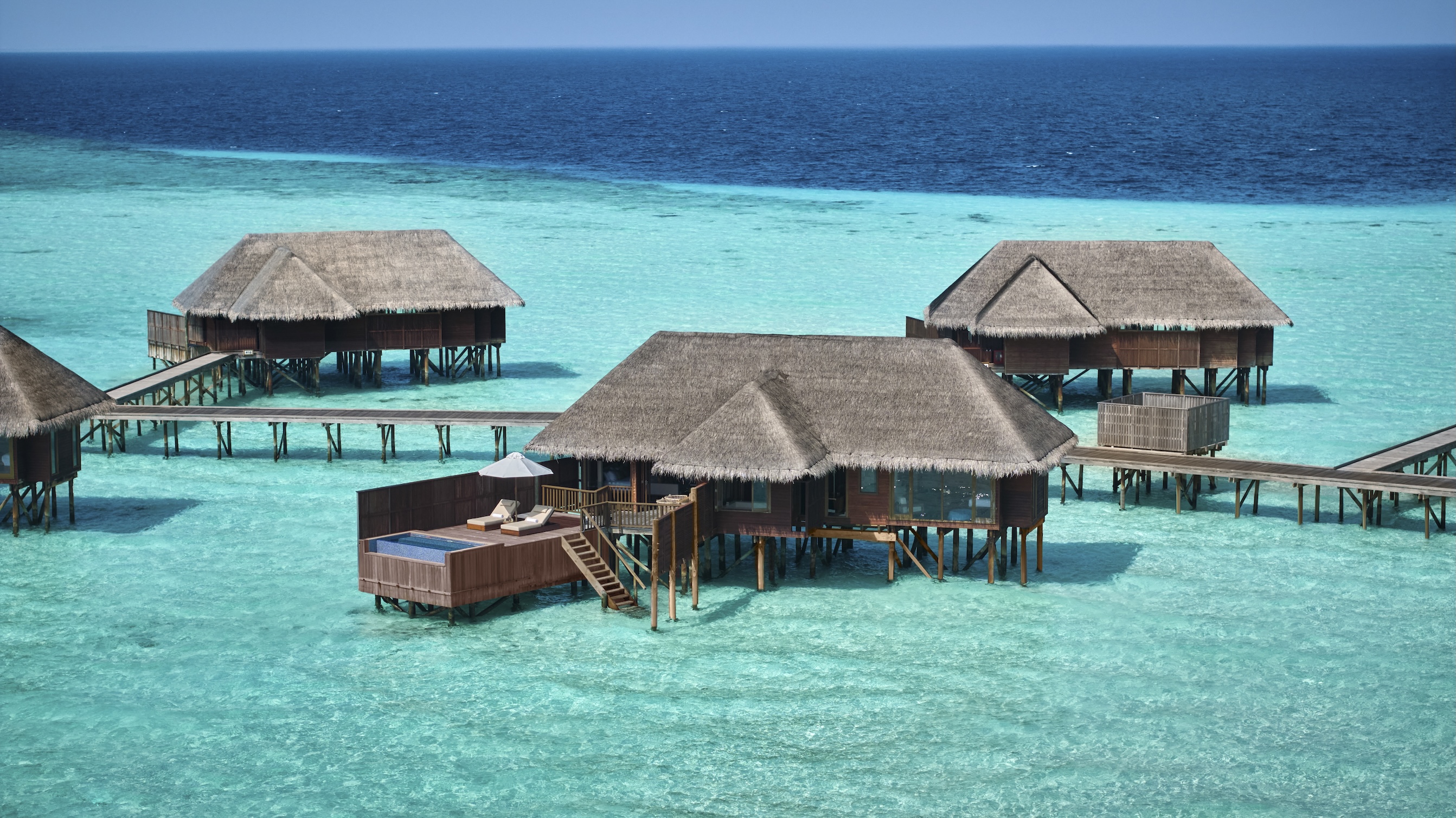 Conrad Maldives Rangali-Finolhu Island - Grand Water Villa - Two Bedroom Aerial View